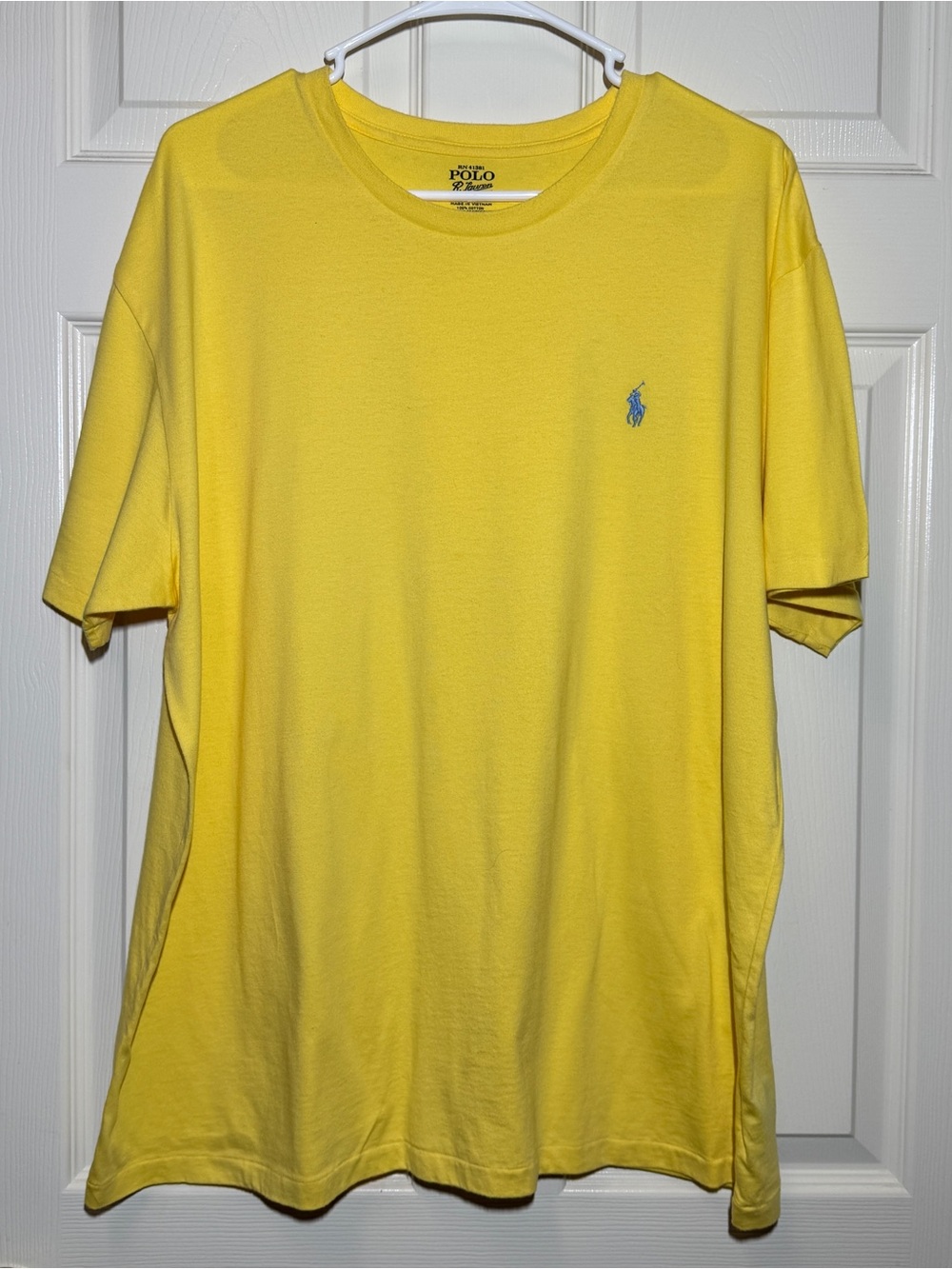 Polo by Ralph Lauren Short-Sleeve Crew Tee in Yellow with Blue Pony - Picture 2 of 7